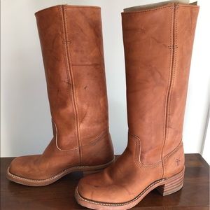 Frye 14L Campus boots size 6 Dark Brown